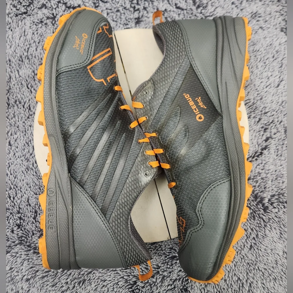 Icebug Anima3 RB9X Grey Orange Running Shoe Men's Size 12 - Picture 5 of 9